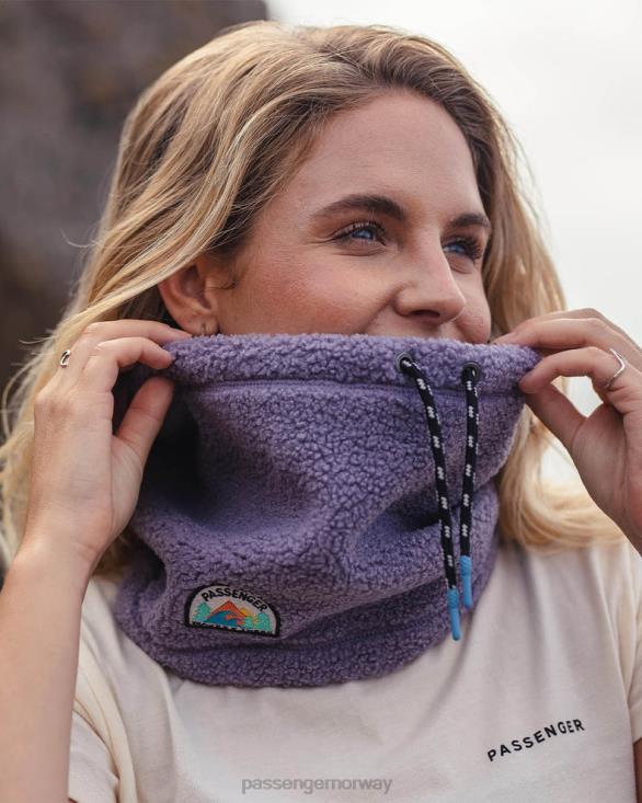 Passenger kvinner mulled resirkulert sherpa fleece snood støvete syrin 060241032