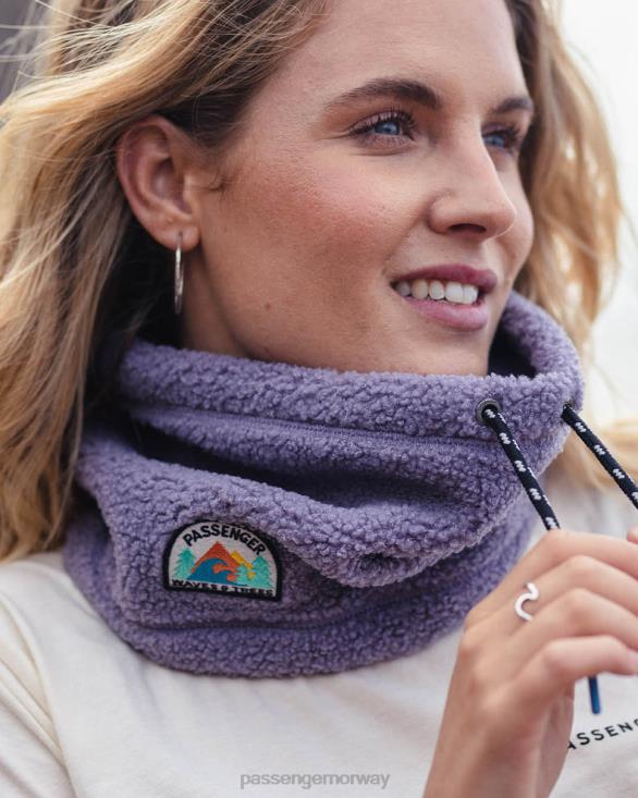Passenger kvinner mulled resirkulert sherpa fleece snood støvete syrin 060241032