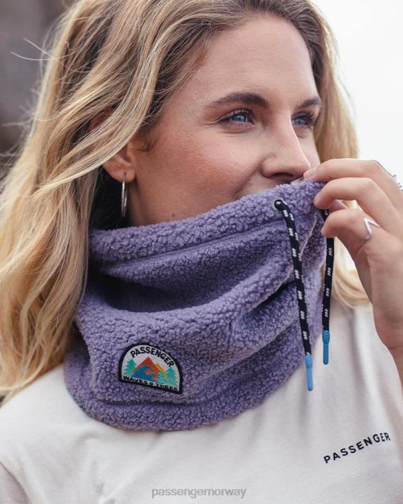 Passenger kvinner mulled resirkulert sherpa fleece snood støvete syrin 060241032