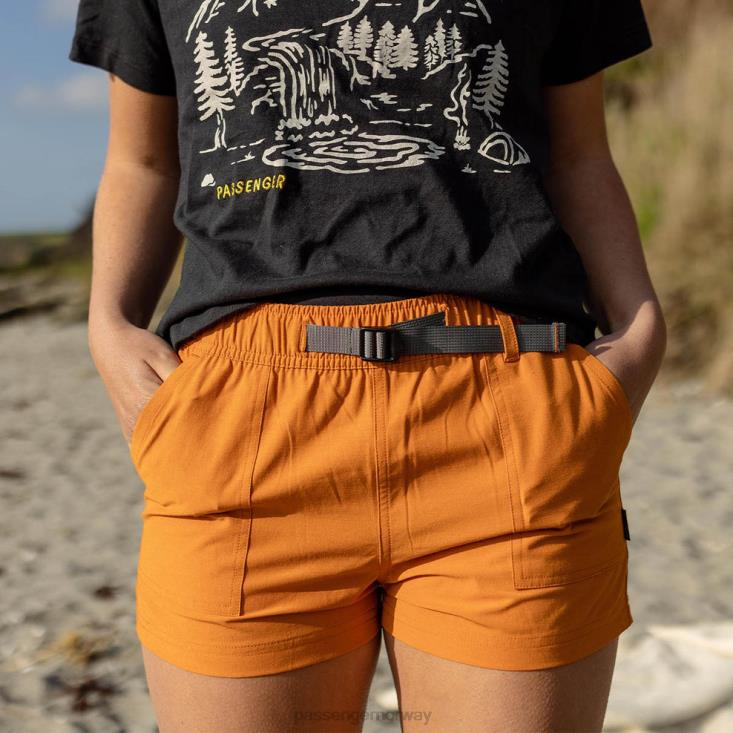 Passenger kvinner del sur all-purpose shorts sunrise orange 06024920