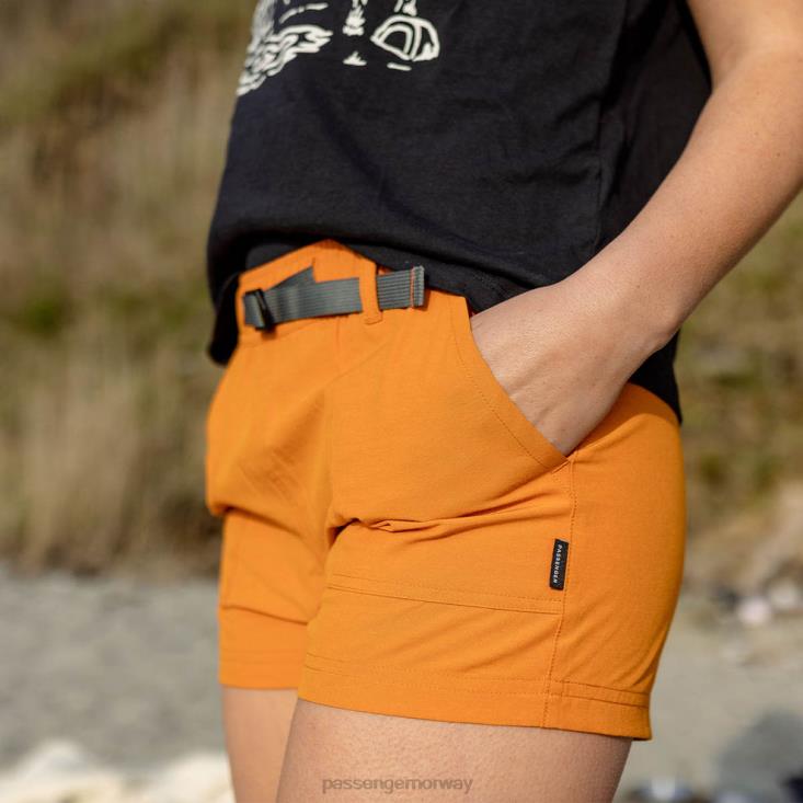 Passenger kvinner del sur all-purpose shorts sunrise orange 06024920