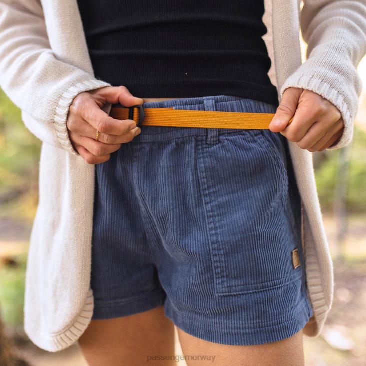 Passenger kvinner del sur resirkulert snorshorts steinblå 06024907
