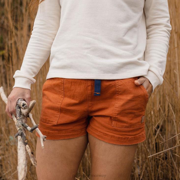 Passenger kvinner del sur shorts i økologisk bomull bombay brun 06024930
