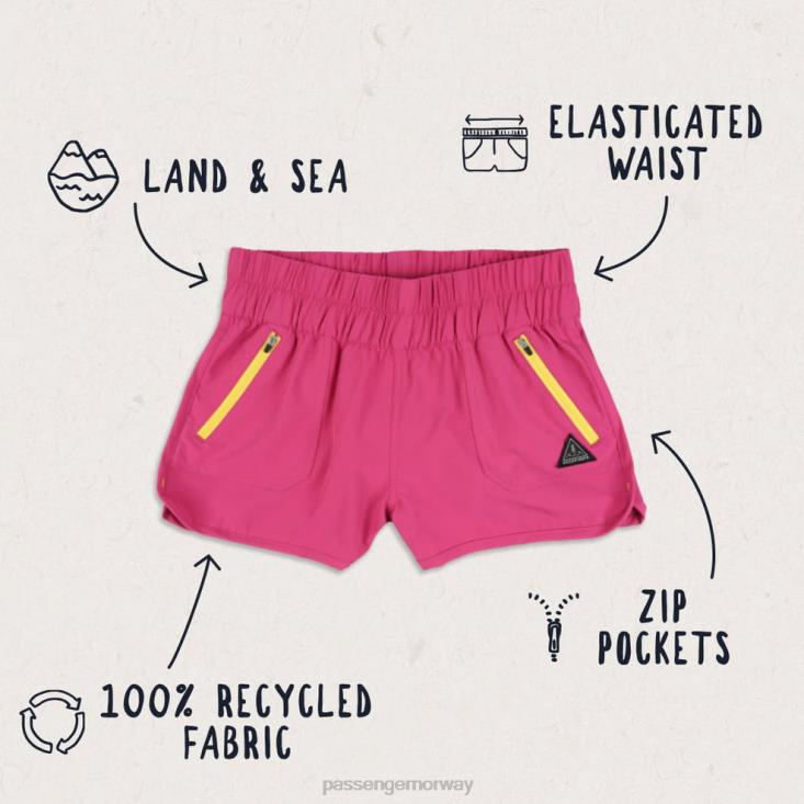 Passenger kvinner der ute resirkulerte alle formål badeshorts fuchsia 06024926