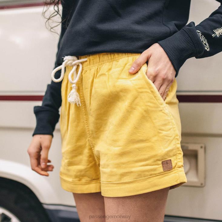 Passenger kvinner santosa resirkulert cord shorts jojoba 06024910