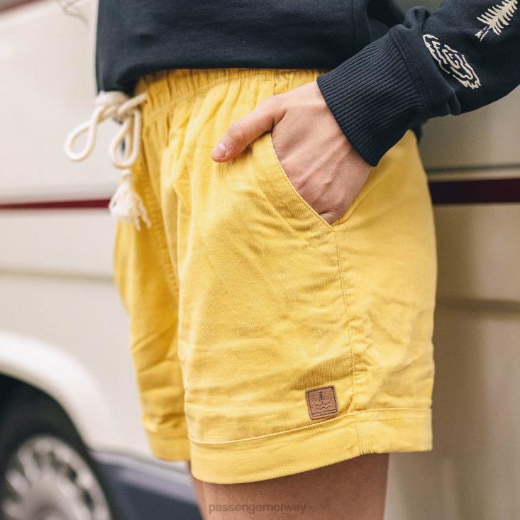 Passenger kvinner santosa resirkulert cord shorts jojoba 06024910