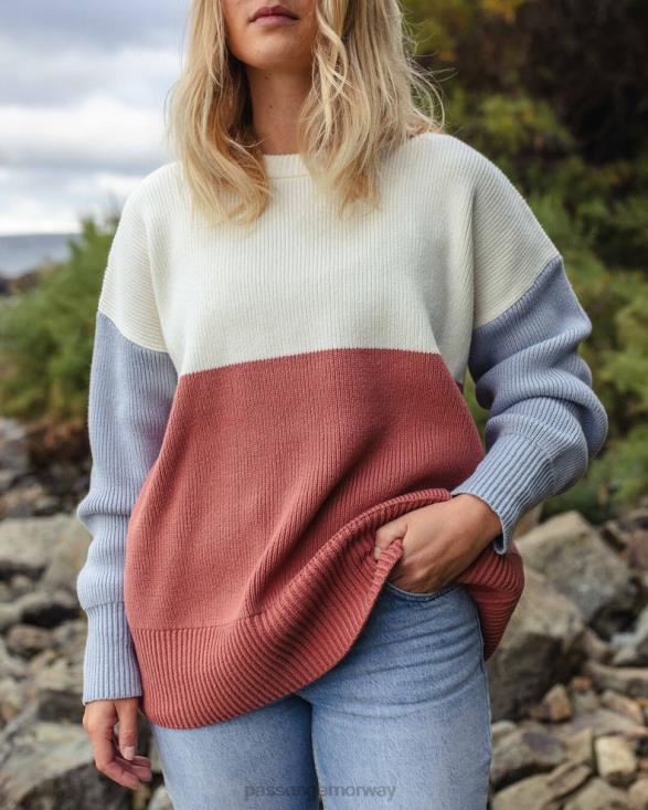 Passenger kvinner Gondwana oversized strikket genser off white 06024820