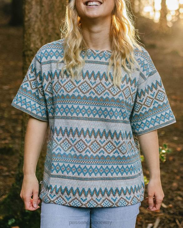 Passenger kvinner villmark jacquard t-skjorte bjørk jacquard 06024998