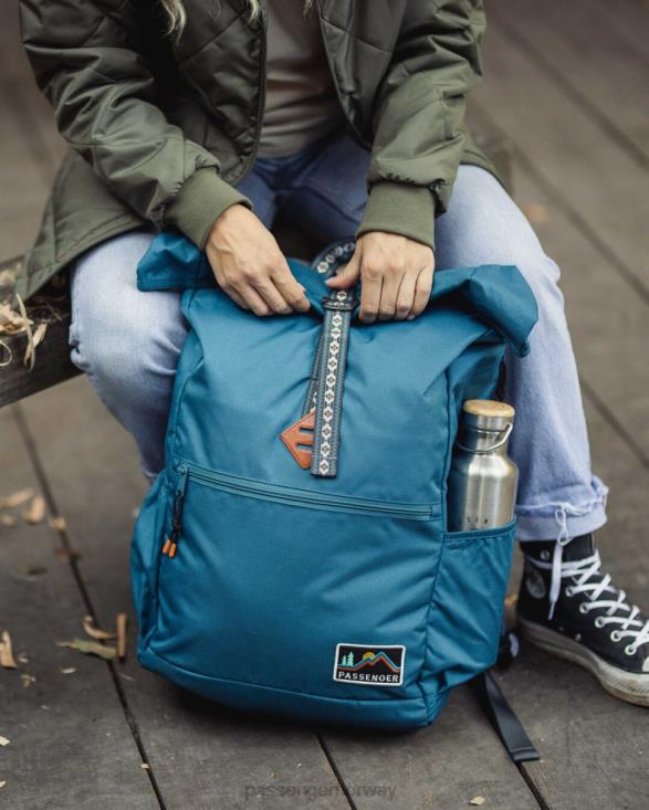Passenger kvinner backwoods resirkulert rolltop 32l ask blå 060241117