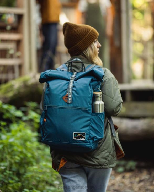 Passenger kvinner backwoods resirkulert rolltop 32l ask blå 060241117