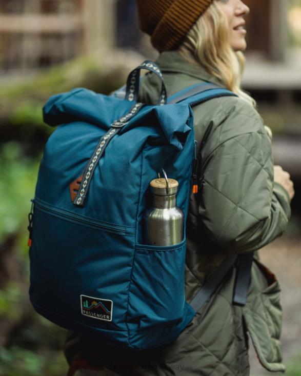 Passenger kvinner backwoods resirkulert rolltop 32l ask blå 060241117