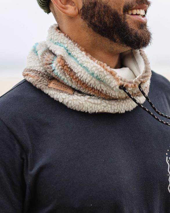 Passenger menn mulled resirkulert sherpa fleece snood varm elfenben geomønster 06024419