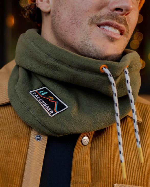 Passenger menn tor resirkulert polar fleece snood khaki 06024396