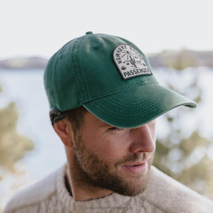 Passenger menn disig resirkulert bomullssnapback cap mørk eføy 06024446
