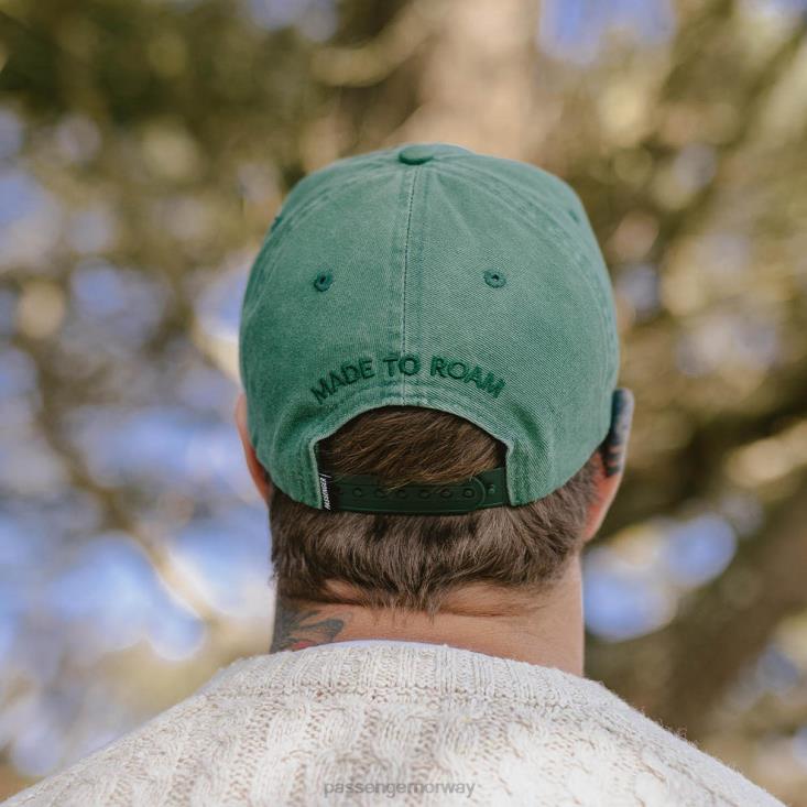 Passenger menn disig resirkulert bomullssnapback cap mørk eføy 06024446