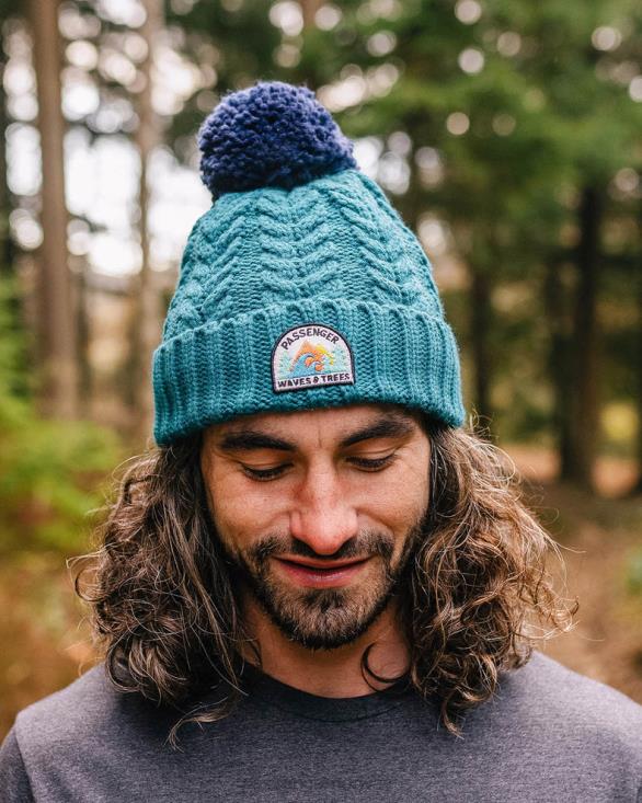 Passenger menn drifter fleece foret resirkulert bobble lue skyggelagt gran 06024427