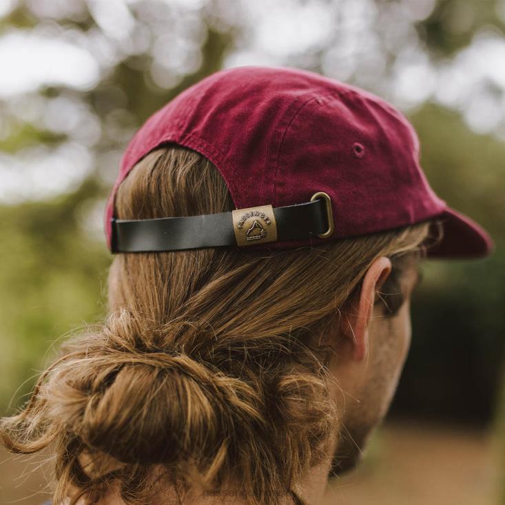 Passenger menn fixie resirkulert bomull 5 panel caps russet 06024470
