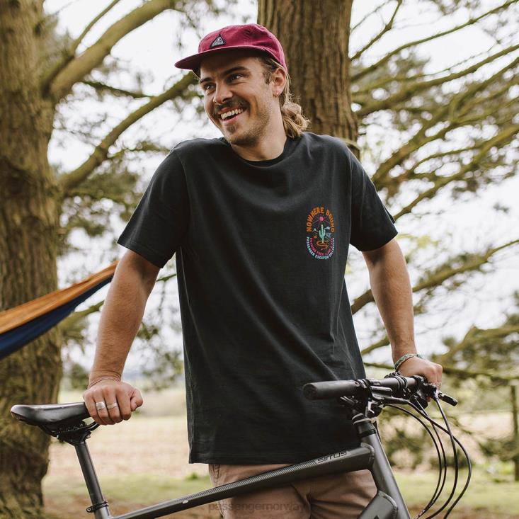 Passenger menn fixie resirkulert bomull 5 panel caps russet 06024470