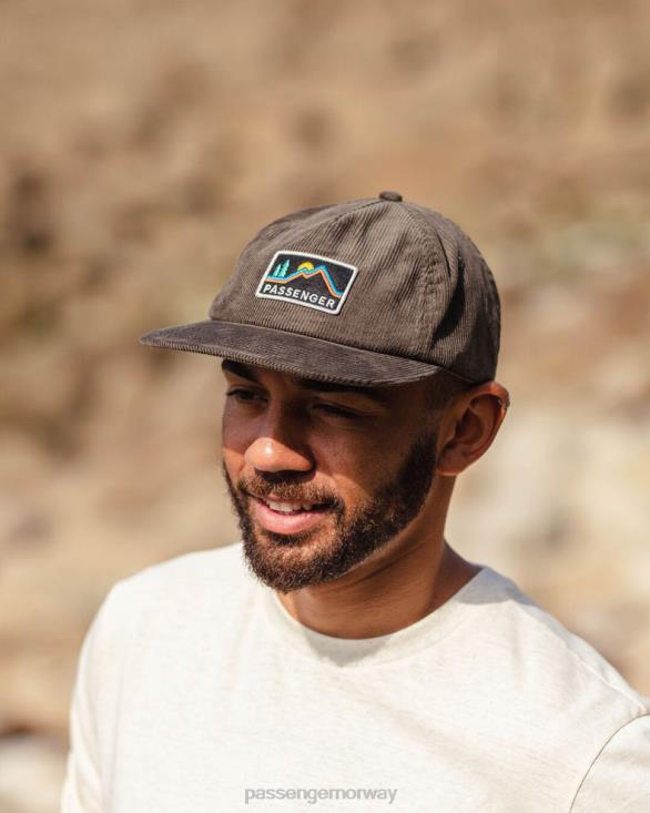 Passenger menn fluke resirkulert ledning 5 panel cap khaki 06024452