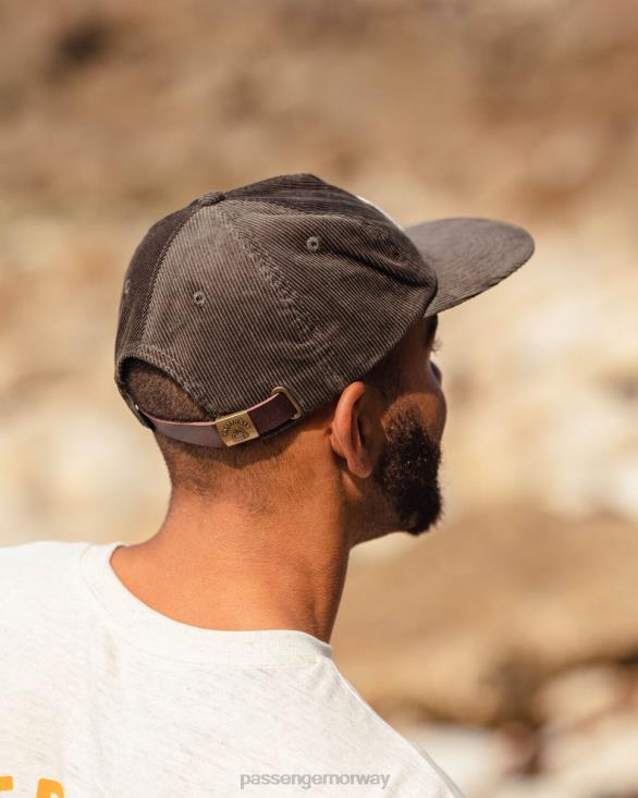 Passenger menn fluke resirkulert ledning 5 panel cap khaki 06024452