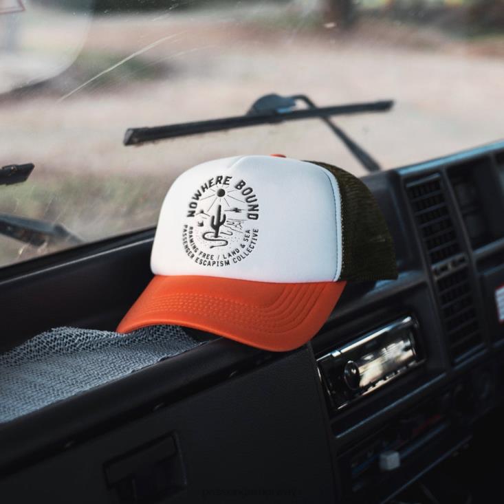 Passenger menn land & sjø snapback trucker cap sunrise orange 06024481