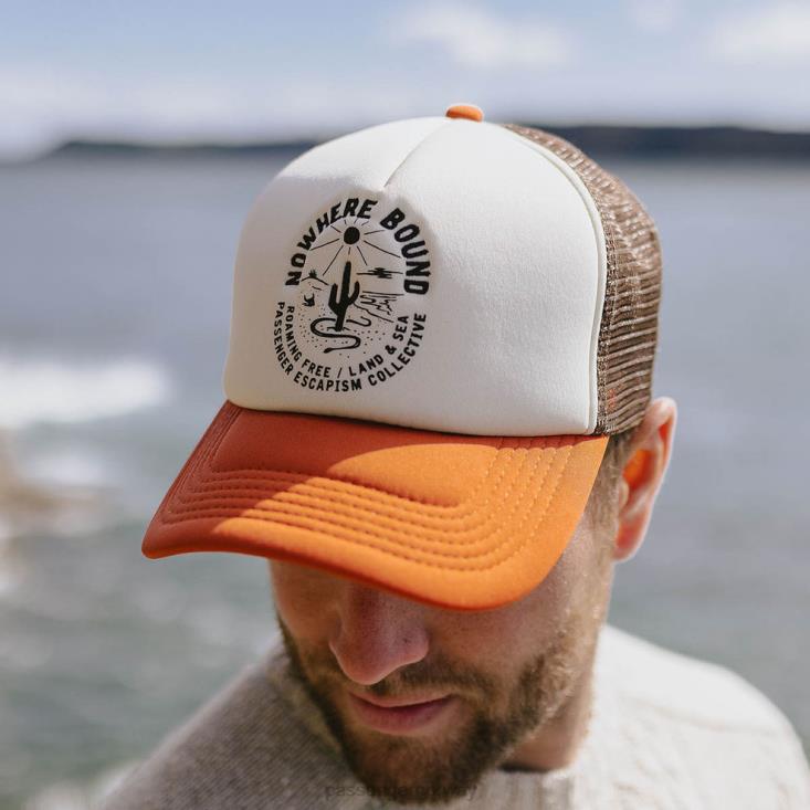 Passenger menn land & sjø snapback trucker cap sunrise orange 06024481