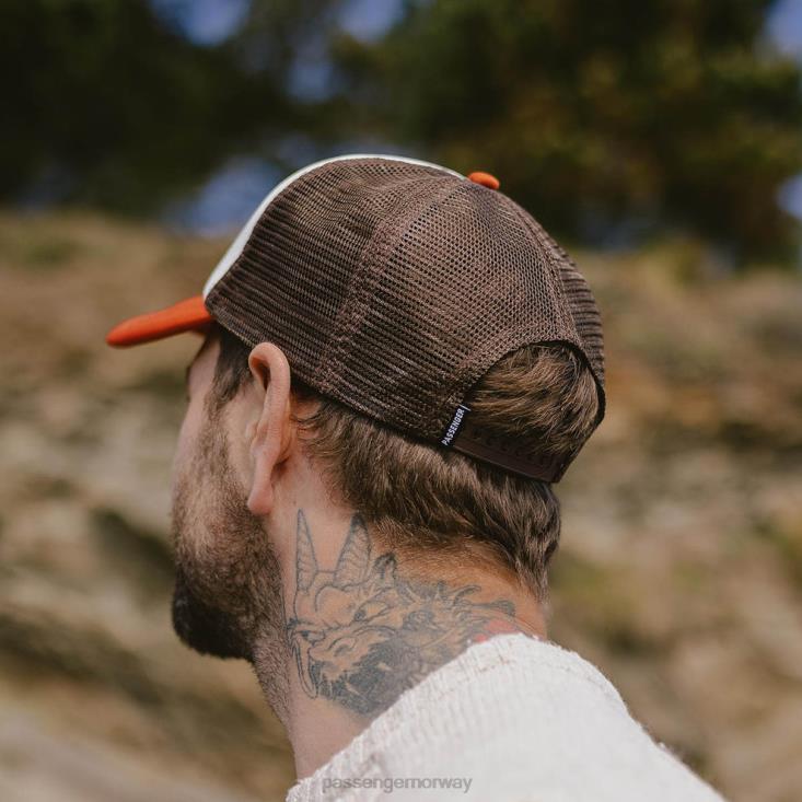 Passenger menn land & sjø snapback trucker cap sunrise orange 06024481