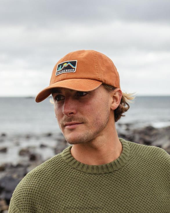 Passenger menn tristate resirkulert bomull snapback cap glasert ingefær 06024456