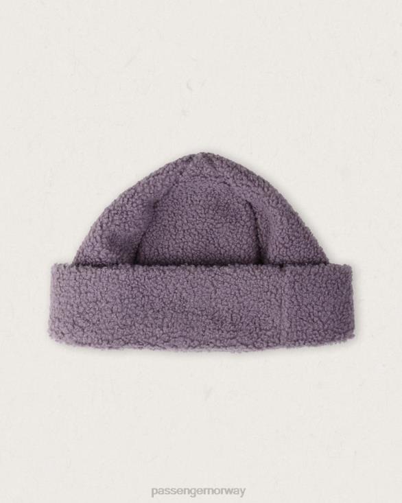 Passenger menn peak resirkulert sherpa beanie støvete syrin 06024435