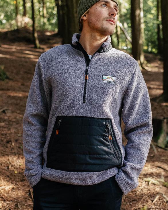 Passenger menn Oceanside resirkulert polar-foret sherpa fleece støvete lilla 0602440