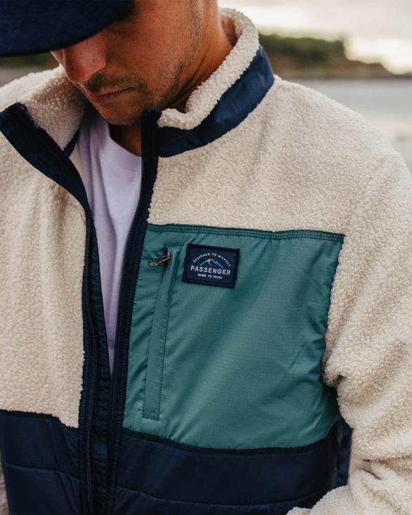 Passenger menn born explorer resirkulert polarfôret sherpa fleece bjørk 0602431