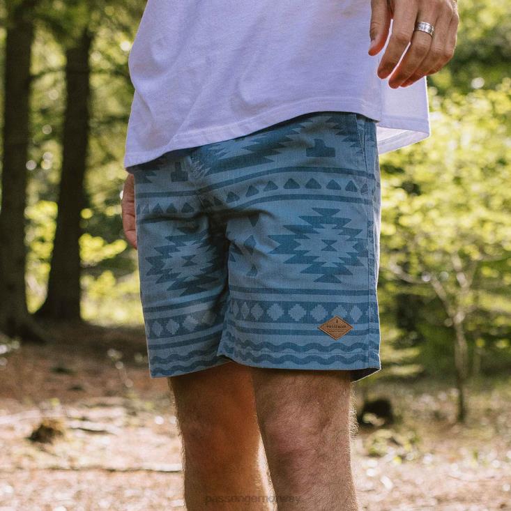 Passenger menn backcountry shorts falmet denim adrift 06024300