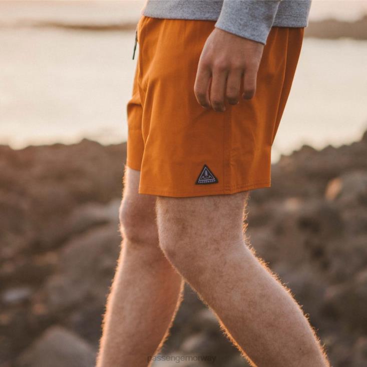 Passenger menn ventura resirkulerte badeshorts sunset orange 06024315