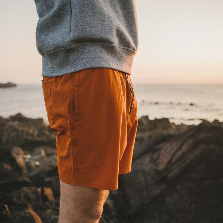 Passenger menn ventura resirkulerte badeshorts sunset orange 06024315