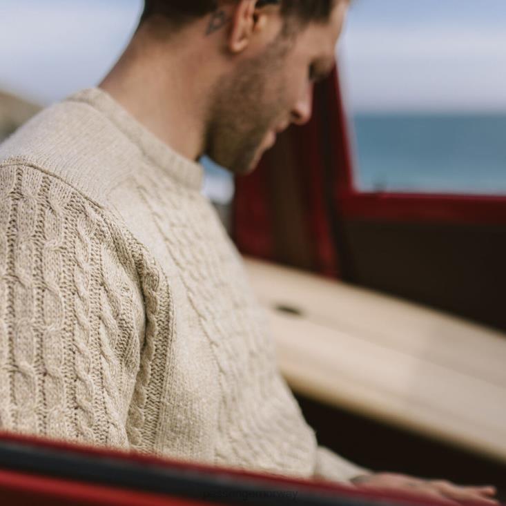 Passenger menn drifter strikket jumper havregryn 06024206