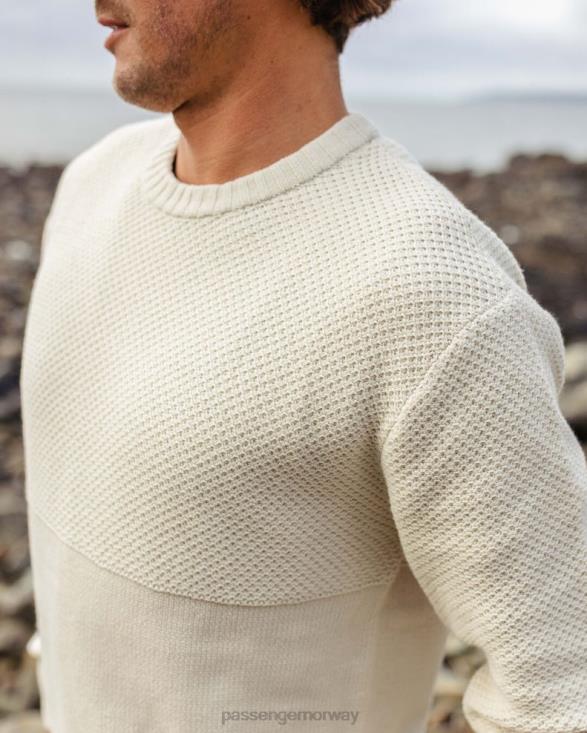 Passenger menn swell strikket genser off white 06024196
