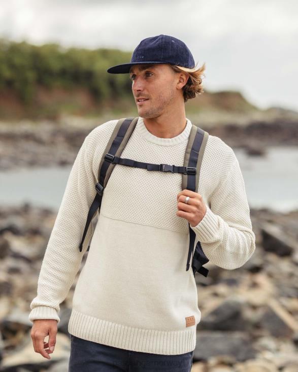 Passenger menn swell strikket genser off white 06024196