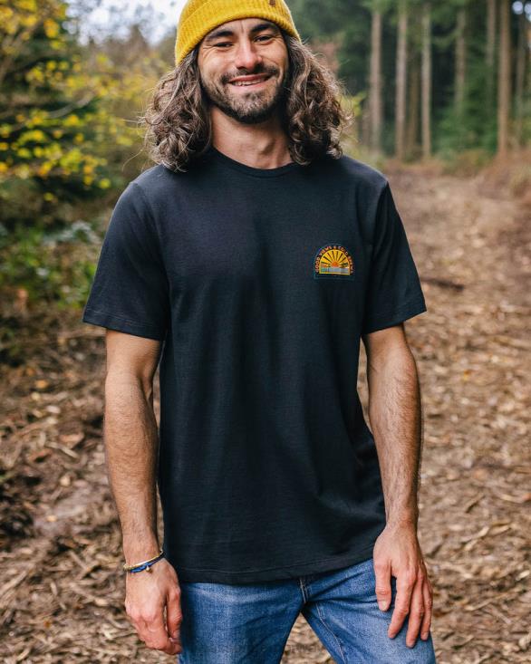 Passenger menn brews & views t-skjorte x brewgooder svart 06024348