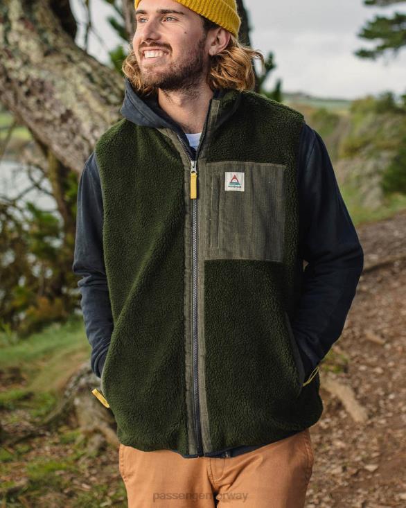 Passenger menn canyon resirkulert dyp-haug sherpa vest gran 0602447