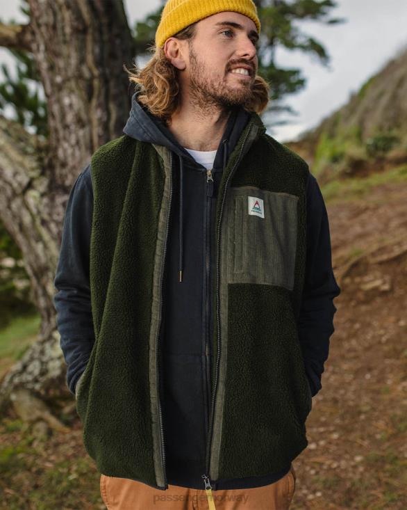 Passenger menn canyon resirkulert dyp-haug sherpa vest gran 0602447