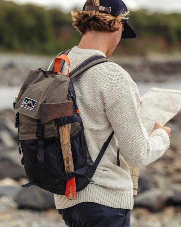 Passenger menn boondocker resirkulert 26l ryggsekk svart/khaki 06024516