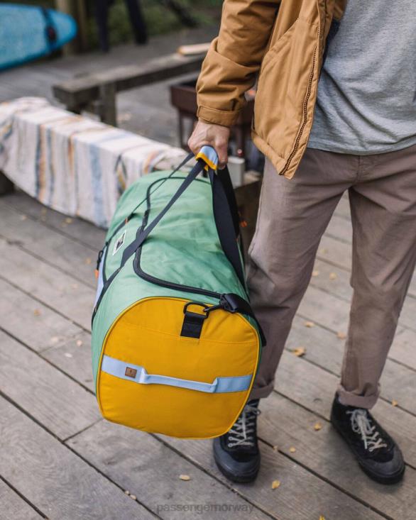 Passenger menn weekender 58l resirkulert duffle bag laurbærgrønn 06024561