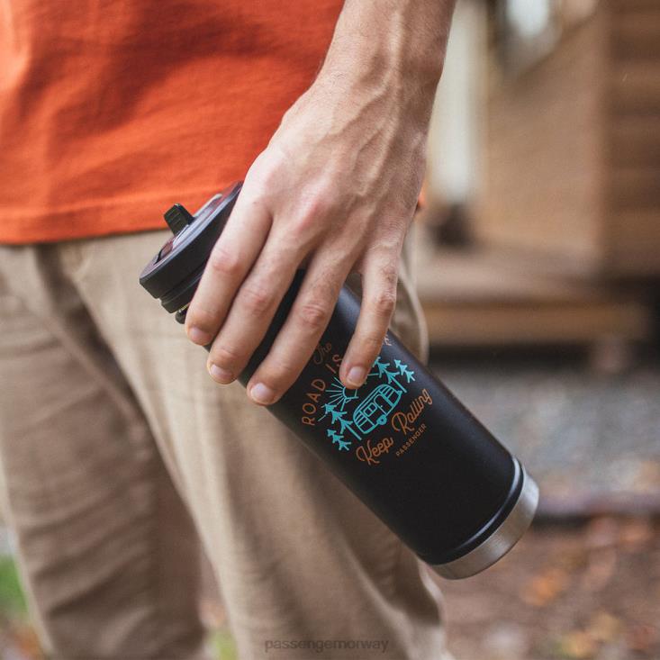 Passenger unisex mizu x 620ml kolbe med vannfilter svart 06024604