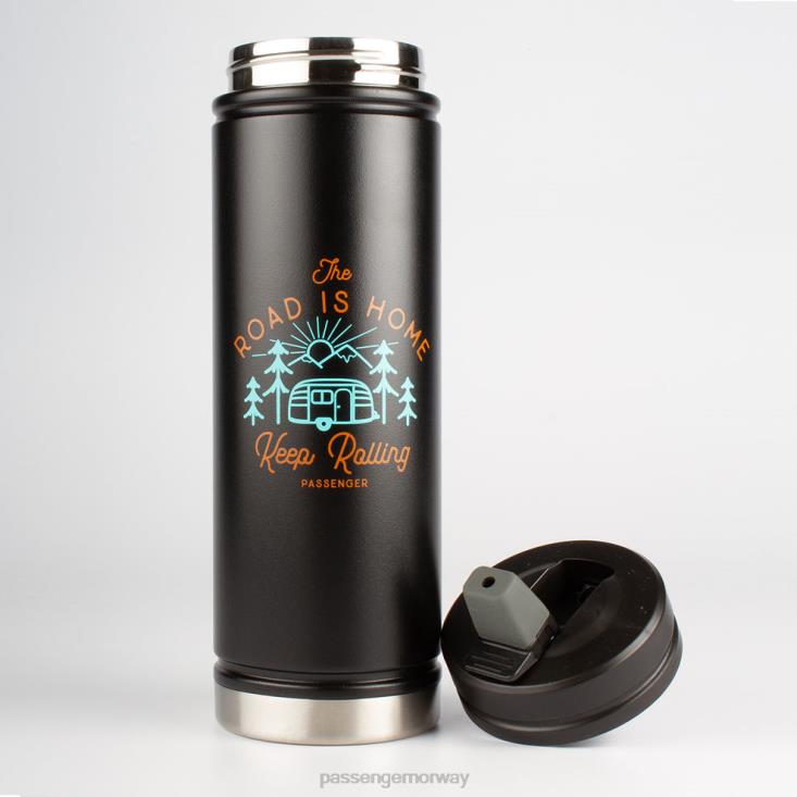 Passenger unisex mizu x 620ml kolbe med vannfilter svart 06024604